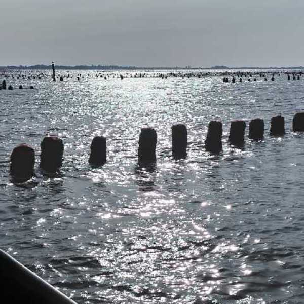 Coucher de soleil sur la baie d'Yves